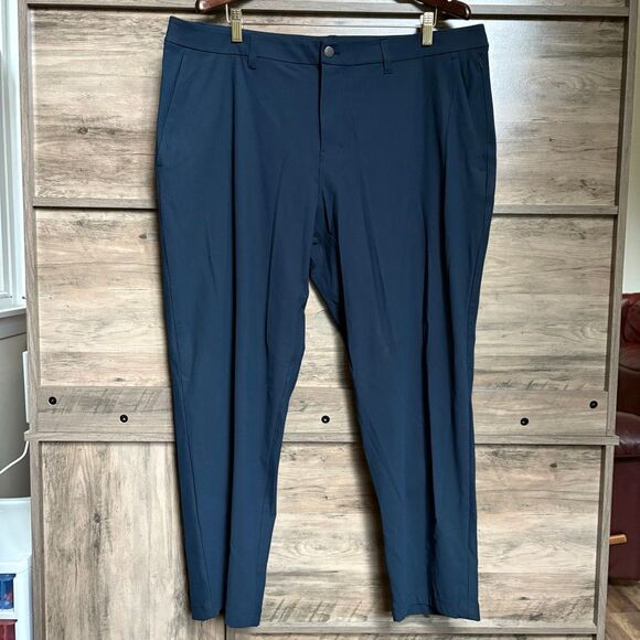 Lululemon Classic Navy Blue Dress Golf Pants Men's 40 Excellent Preworn Conditio - Picture 9 of 11